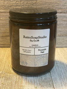 Soy Candle - Pineapple Sage