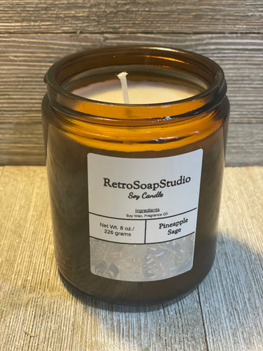 Soy Candle - Pineapple Sage