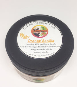 Orange Vanilla Exfoliating Sugar Scrub